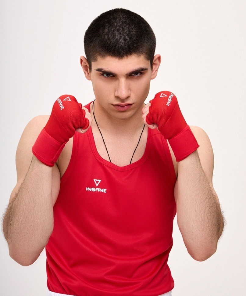 Перчатки внутренние для бокса INSANE DASH, полиэстер/спандекс, красный, L (2114229)