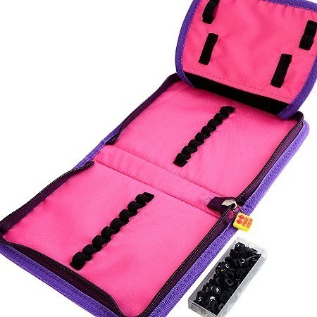 Пенал школьный "Pixie Crew" (PXA-04-PURPLE-ALPH)