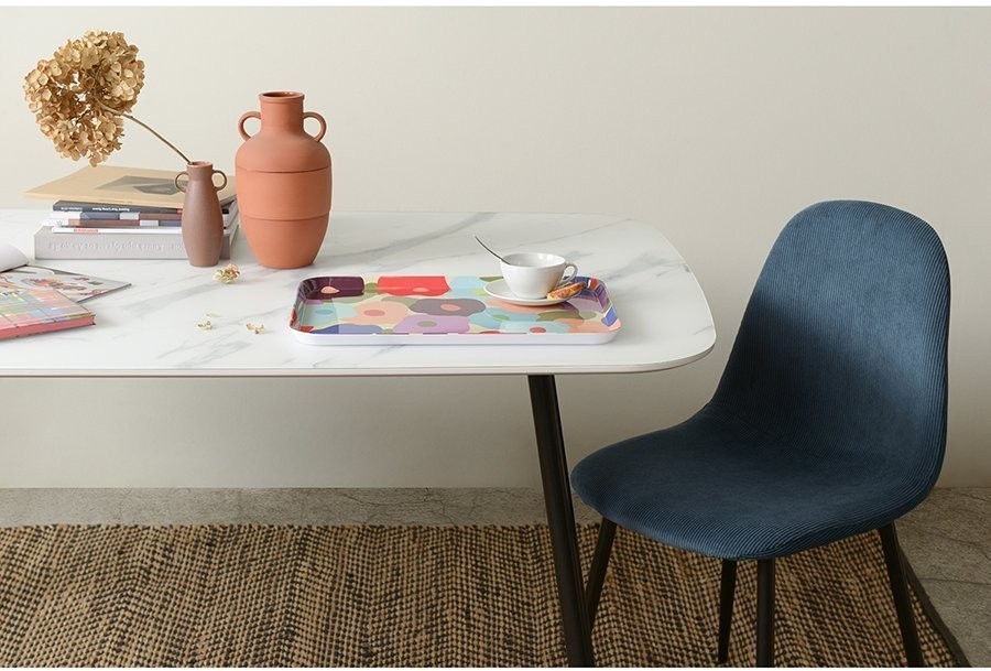 Стул breeze, вельвет, синий (71512)