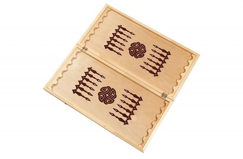 Нарды "Кировские" большие (Россия, дерево, 60х30х4 см) (28196)