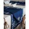 Дорожка на стол navy story из коллекции sea treasures, 45х150 см (79009)