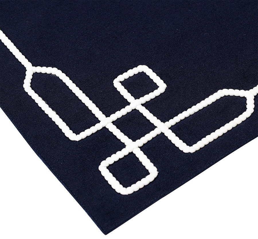 Дорожка на стол navy story из коллекции sea treasures, 45х150 см (79009)