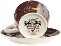Кофейный набор lefard &quot;golden birds&quot; на 2 пер. 4 пр. 120 мл (419-132)