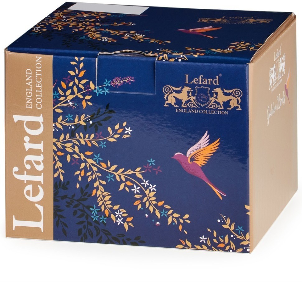 Кофейный набор lefard "golden birds" на 2 пер. 4 пр. 120 мл (419-132)