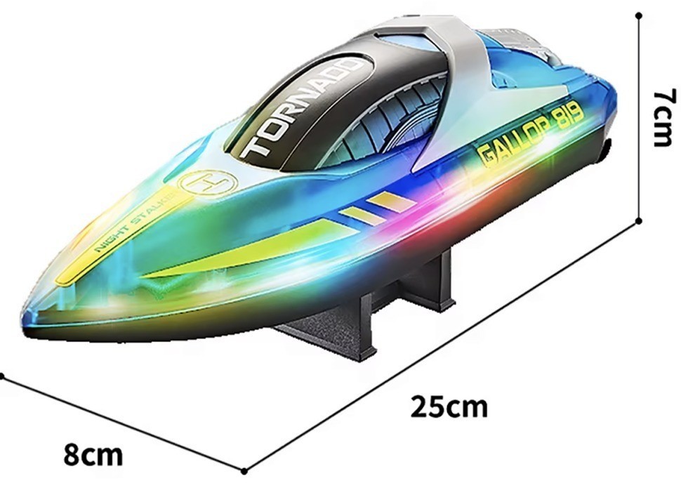 Радиоуправляемый катер Gallop (25 см, 15 км/ч) (HJ819-GREEN)
