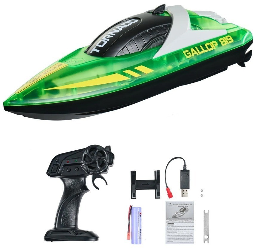 Радиоуправляемый катер Gallop (25 см, 15 км/ч) (HJ819-GREEN)