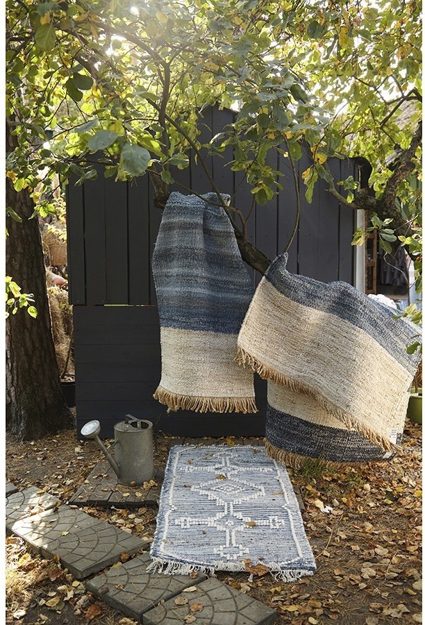 Ковер из джута, денима и шерсти hyderabad из коллекции ethnic, 200х300см (76019)