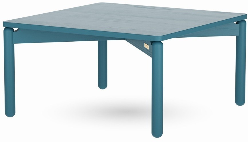 Столик кофейный saga, 75х75 см, сине-зеленый (76401)