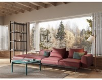 Столик кофейный saga, 75х75 см, сине-зеленый (76401)