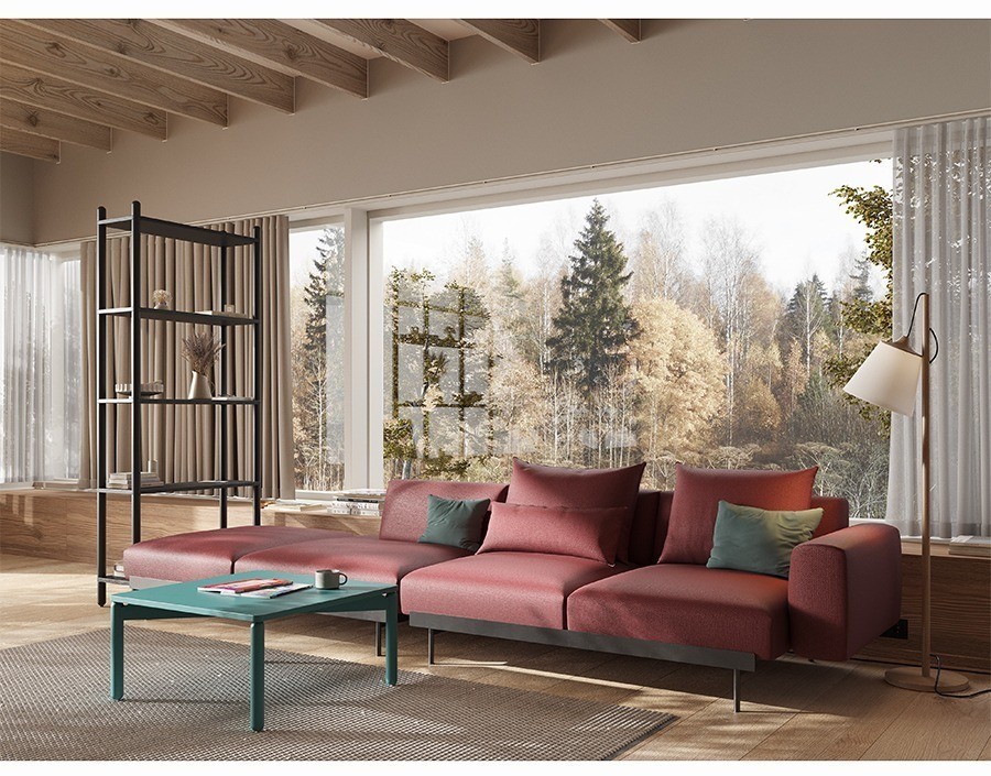 Столик кофейный saga, 75х75 см, сине-зеленый (76401)