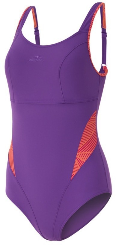 Купальник для плавания Line Purple, нейлон (2115534)