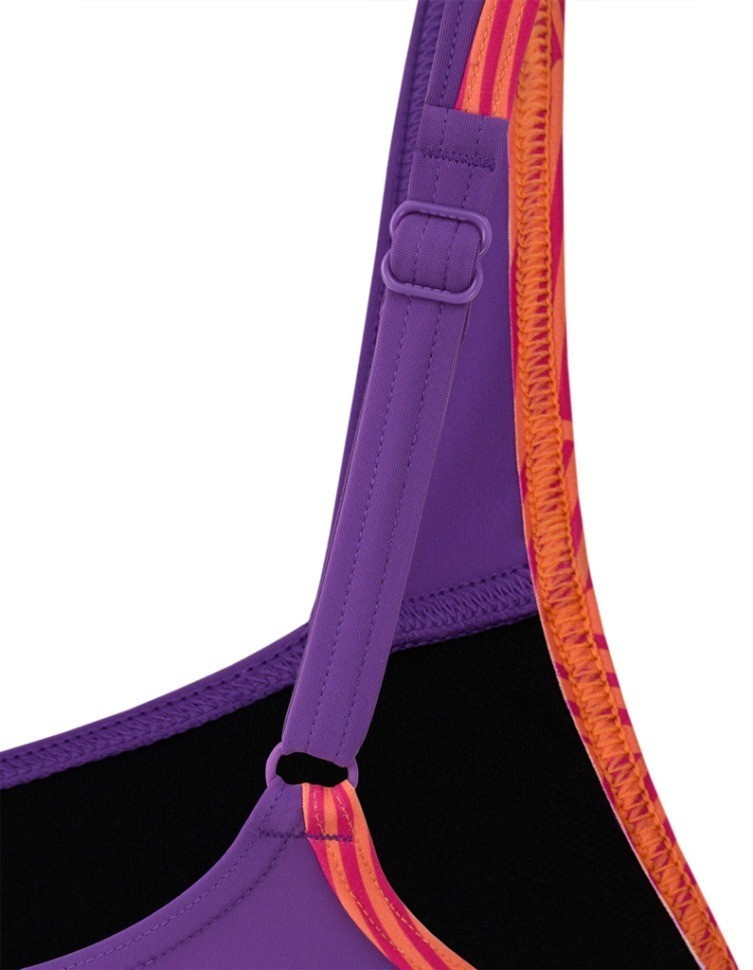 Купальник для плавания Line Purple, нейлон (2115534)