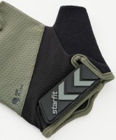 Перчатки для фитнеса STARFIT WG-204, черный/хаки (2119247)