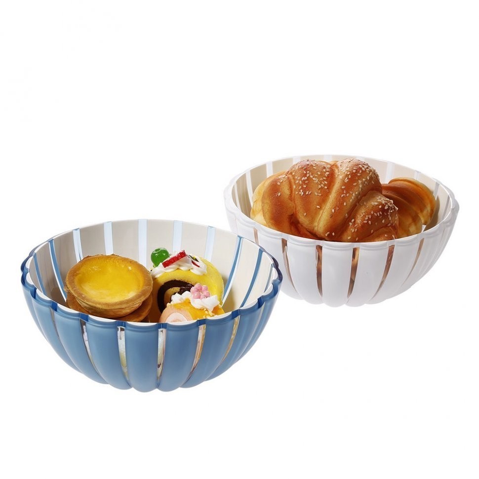 Салатник grace, D20 см, акрил, серый (54179)