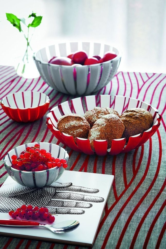 Салатник grace, D20 см, акрил, серый (54179)