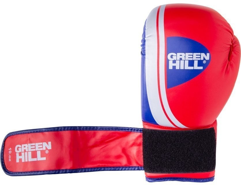 Перчатки боксерские Knockout BGK-2266, 14 oz, к/з, красный (678335)