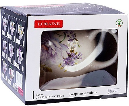 Заварочный чайник 950 мл Очарование LORAINE (60225)