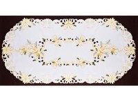 Салфетка &quot;рождество&quot; овал 60*120 см SANTALINO (829-133)