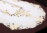 Салфетка &quot;рождество&quot; овал 60*120 см SANTALINO (829-133)