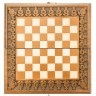 Шахматы + нарды резные с гранатами 40, Haleyan (28918)
