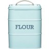 Kitchen Craft Ёмкость для хранения муки Living Nostalgia blue LNFLOURBLU