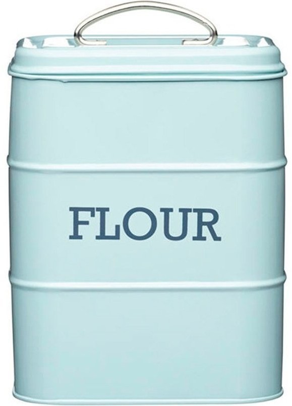 Kitchen Craft Ёмкость для хранения муки Living Nostalgia blue LNFLOURBLU