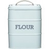 Kitchen Craft Ёмкость для хранения муки Living Nostalgia blue LNFLOURBLU