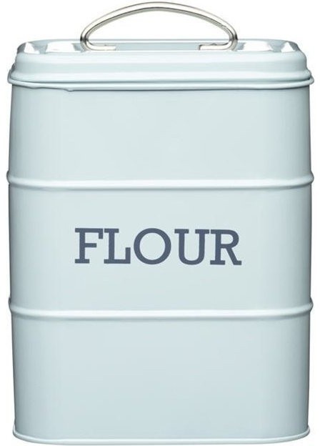 Kitchen Craft Ёмкость для хранения муки Living Nostalgia blue LNFLOURBLU