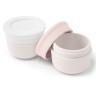 Набор из 2-х соусниц с крышками mb temple, 20 мл, white natural + pink natural (74570)