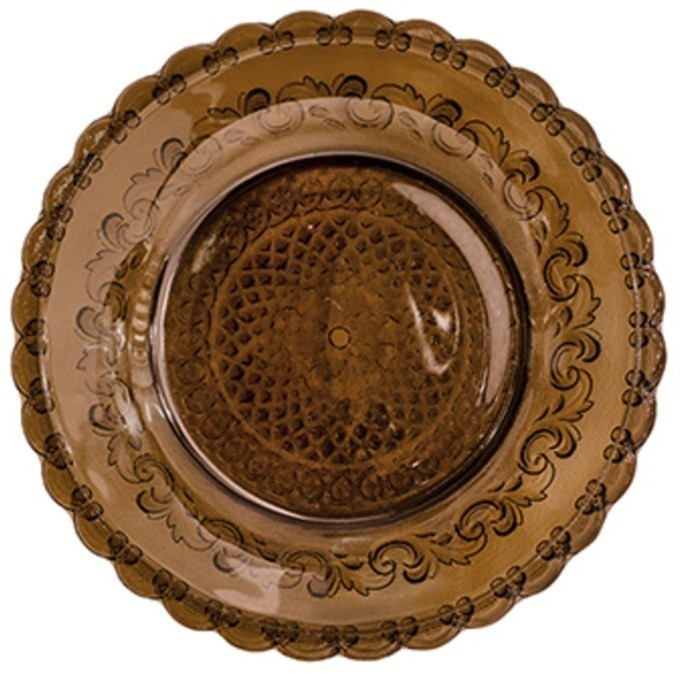 Тарелка CV43/030142295006, стекло, Brown, VISTA ALEGRE
