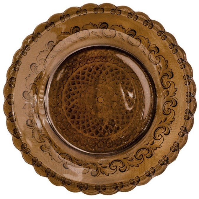 Тарелка CV43/030142295006, стекло, Brown, VISTA ALEGRE