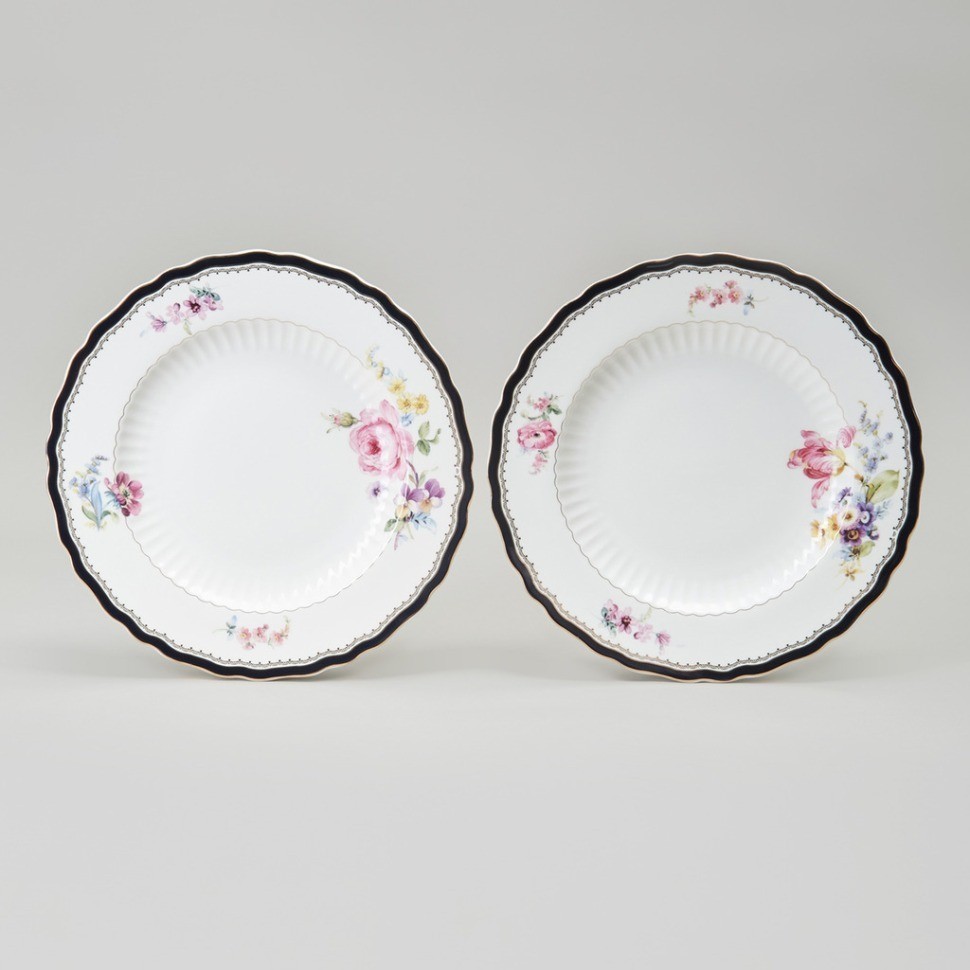 Набор тарелок обеденных lefard "nostalgie" 2 шт. 25,5 см (590-667)