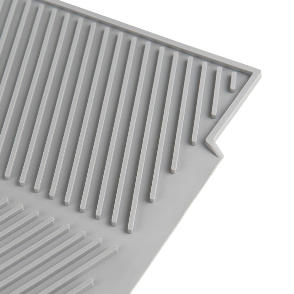 Коврик для сушки посуды dag, 43х33 см, светло-серый (74909)