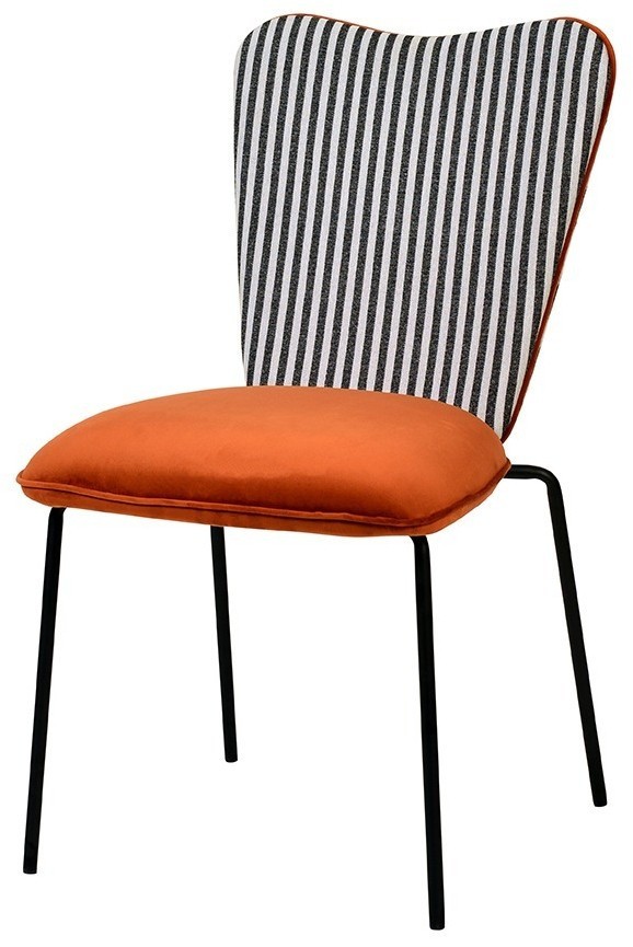 Стул pompadour, велюр, терракотовый (78065)