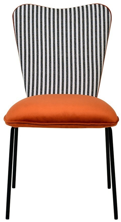 Стул pompadour, велюр, терракотовый (78065)