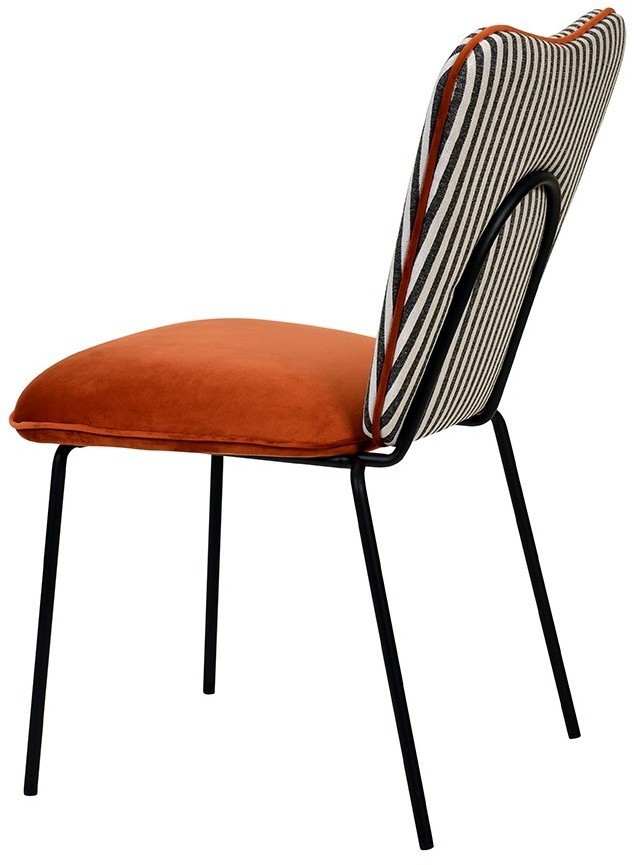 Стул pompadour, велюр, терракотовый (78065)