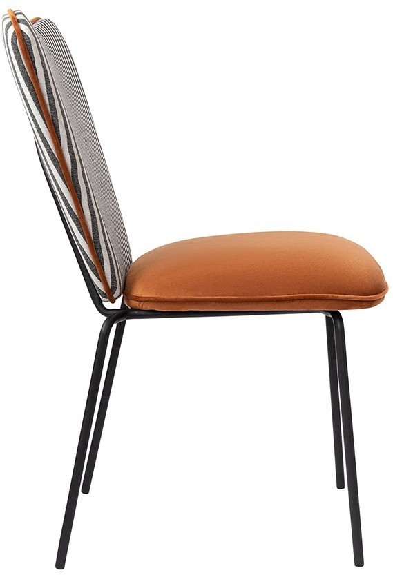 Стул pompadour, велюр, терракотовый (78065)