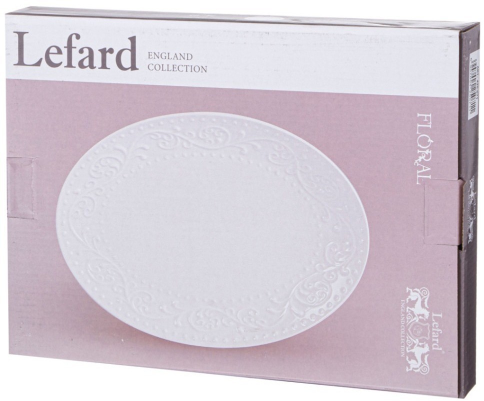Блюдо овальное lefard "floral" 30*22*2,5 см (425-071)
