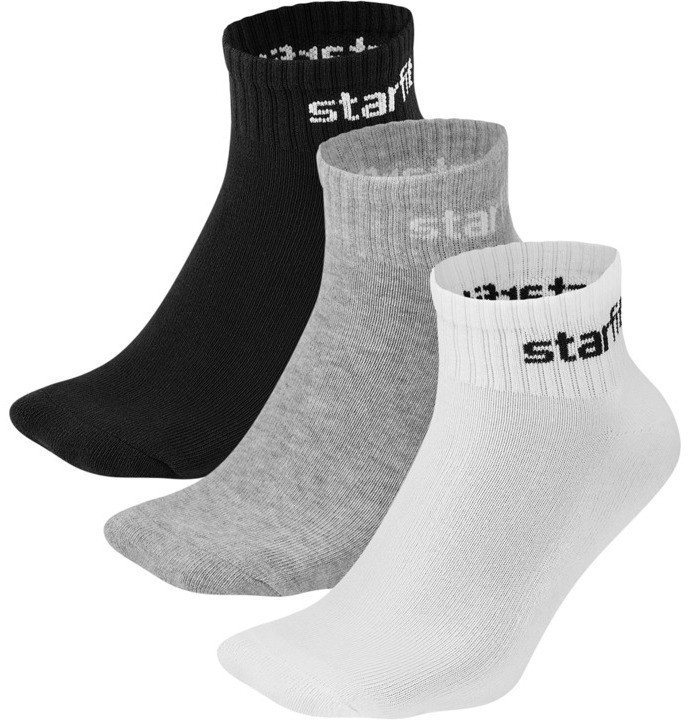 Носки спортивные Starfit Rush, мультиколор, р. 39-42, 3 пары (2126352)