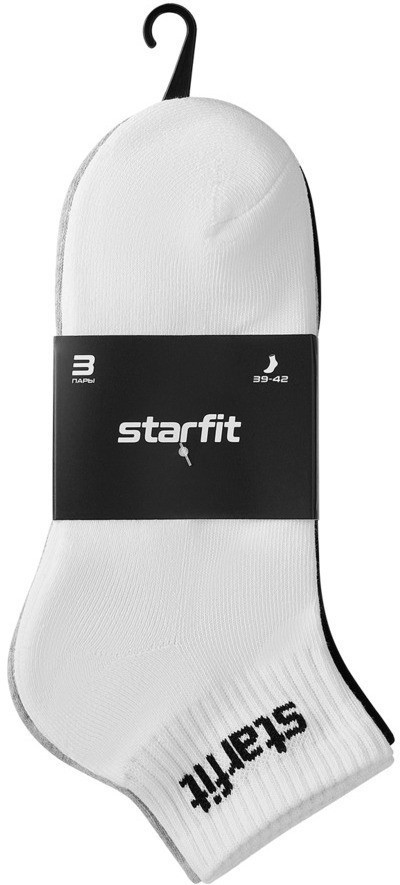 Носки спортивные Starfit Rush, мультиколор, р. 39-42, 3 пары (2126352)