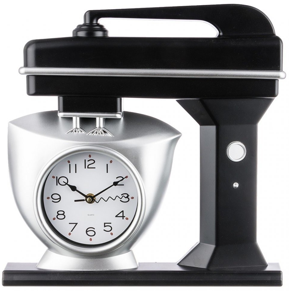 Часы настенные кварцевые "chef kitchen" 39 см цвет:черный Lefard (220-361)