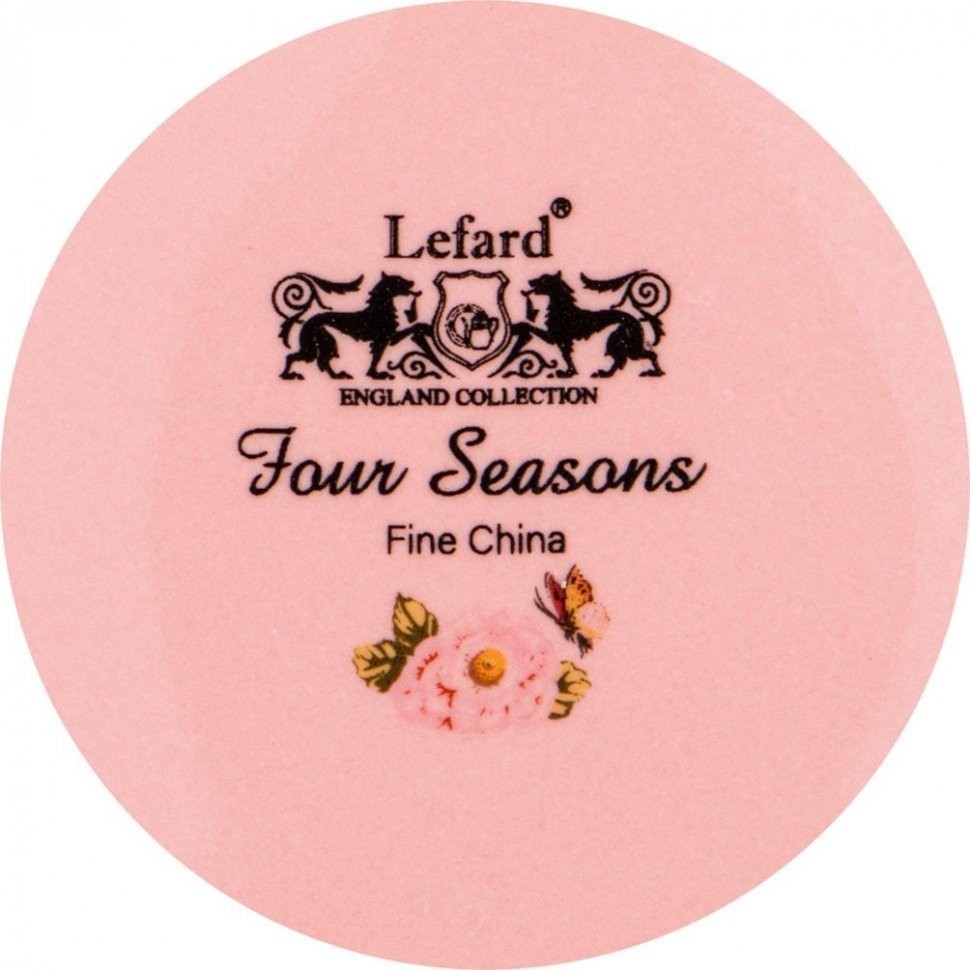 Кружка lefard "времена года" 420 мл розовая (275-1183)