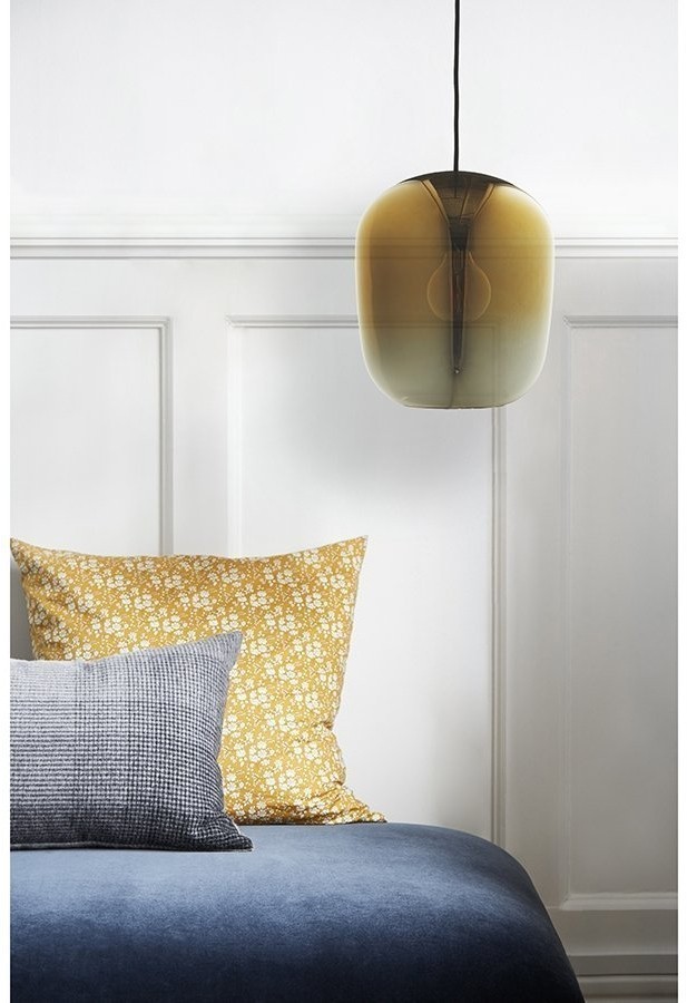 Лампа подвесная ombre, 30хD25 см, стекло, золото (70075)