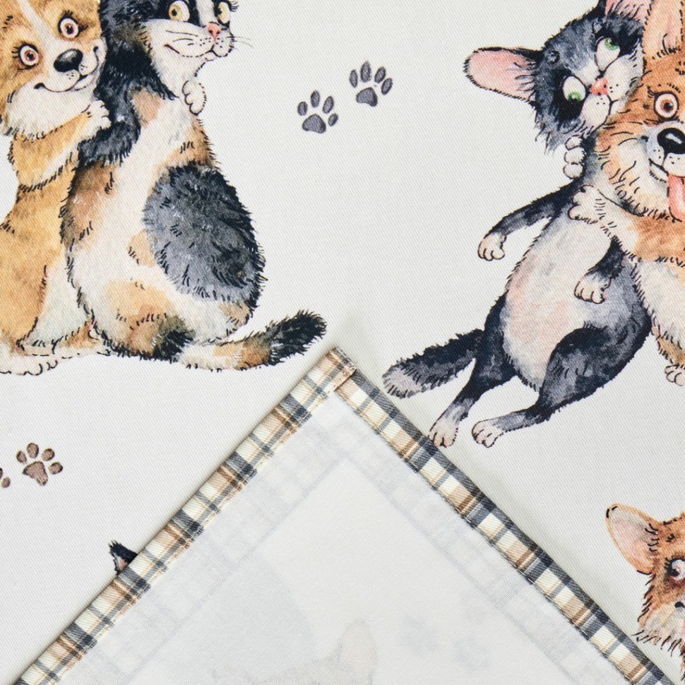 Набор полотенец из 2-х шт  "дружба",40х60см, 100% хлопок, твил Lefard (850-721-61)