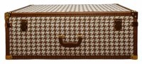 Сундук T0138B58C#, текстиль, кожа, металл, gold/brown, ROOMERS FURNITURE