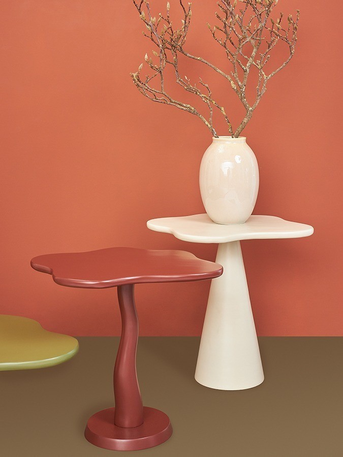 Столик приставной fluid, 56х52 см, морская пена (78646)