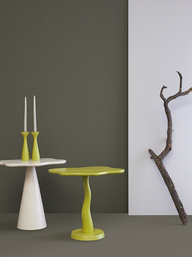 Столик приставной fluid, 56х52 см, морская пена (78646)