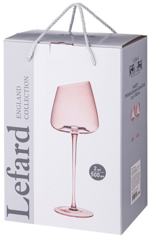 Набор бокалов для вина из 2-х штук "elixir" 500мл Lefard (887-407)