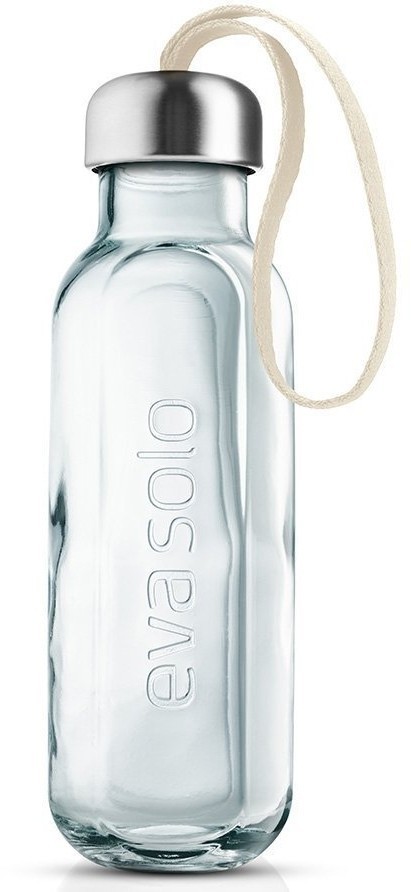 Бутылка, 500 мл, переработанное стекло, бежевая (72797)