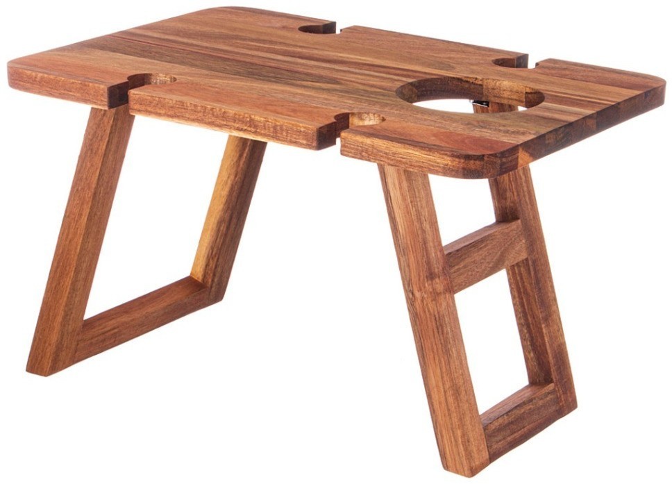 Столик agness сервировочный (винный) акация 35*25,4*21,4 см (897-120)